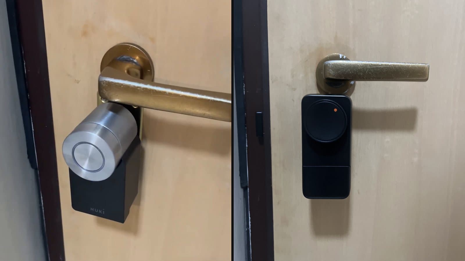 Nuki Smart Lock Pro vs SwitchBot Lock Pro: Nuki Smart Lock Pro vs SwitchBot Lock Pro: le abbiamo montate sulla stessa porta