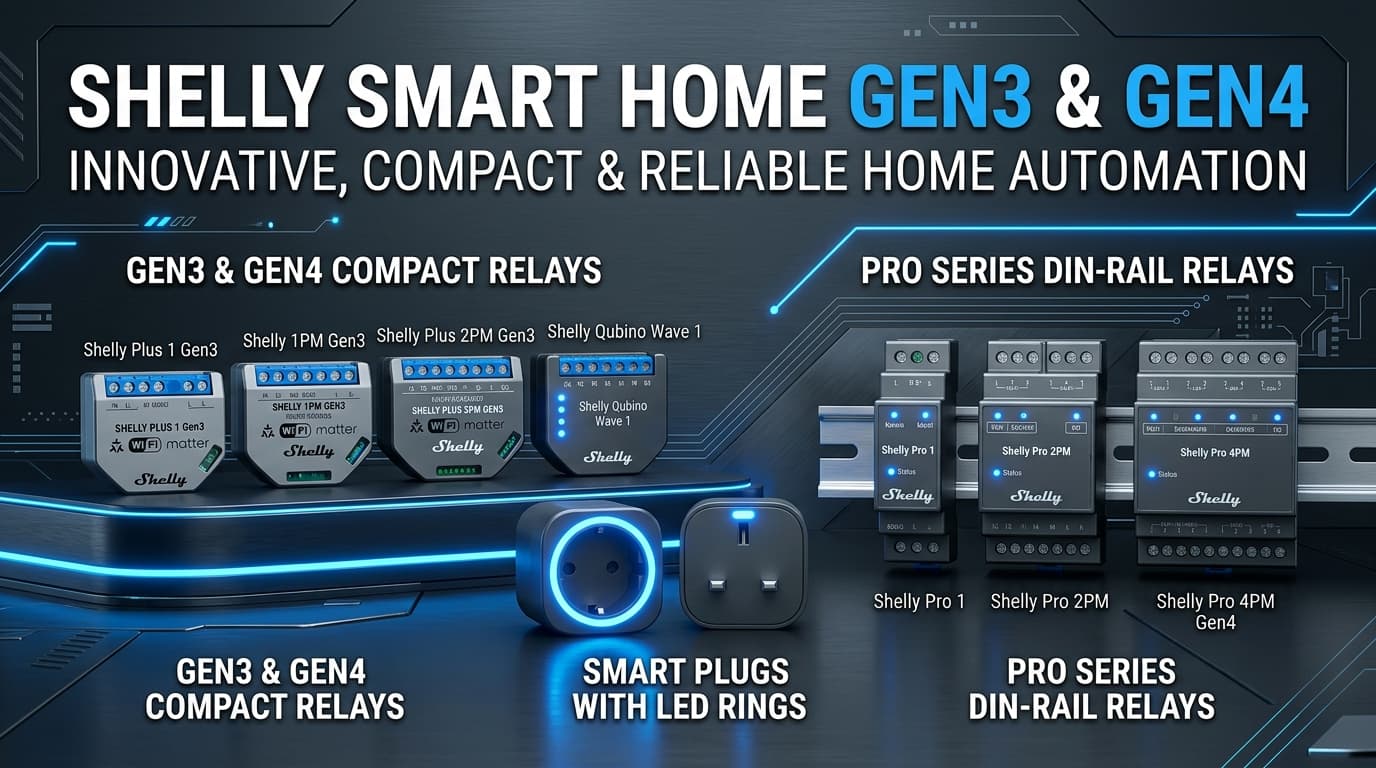 Shelly Plug S Gen3 / Shelly Plug M Gen3 / Shelly EM: Risparmio energetico con la domotica: guida pratica