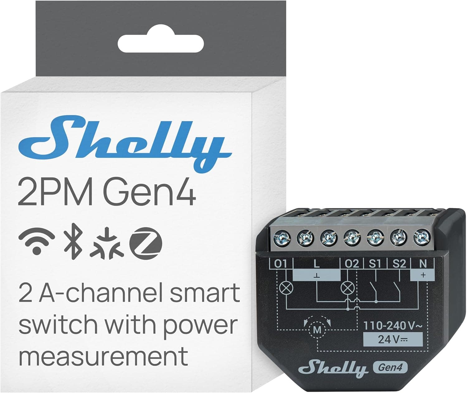 Shelly 2PM Gen4 / Gen3: Come installare e configurare Shelly 2PM Gen4 / Gen3 (Doppio Relè 10A / Tapparelle)