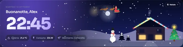Effetto Neve sopra un mondo animato